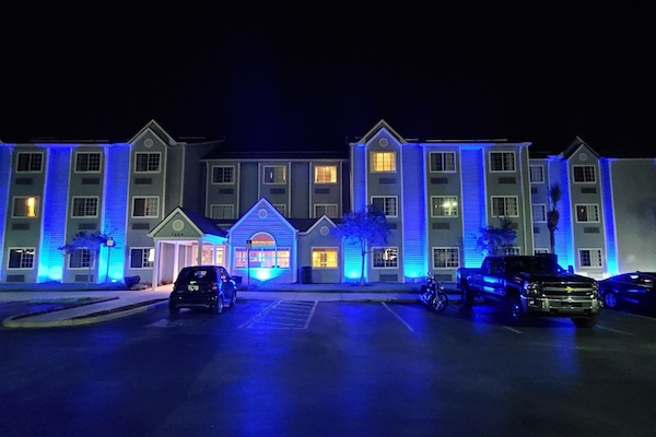 Front of property - evening/night