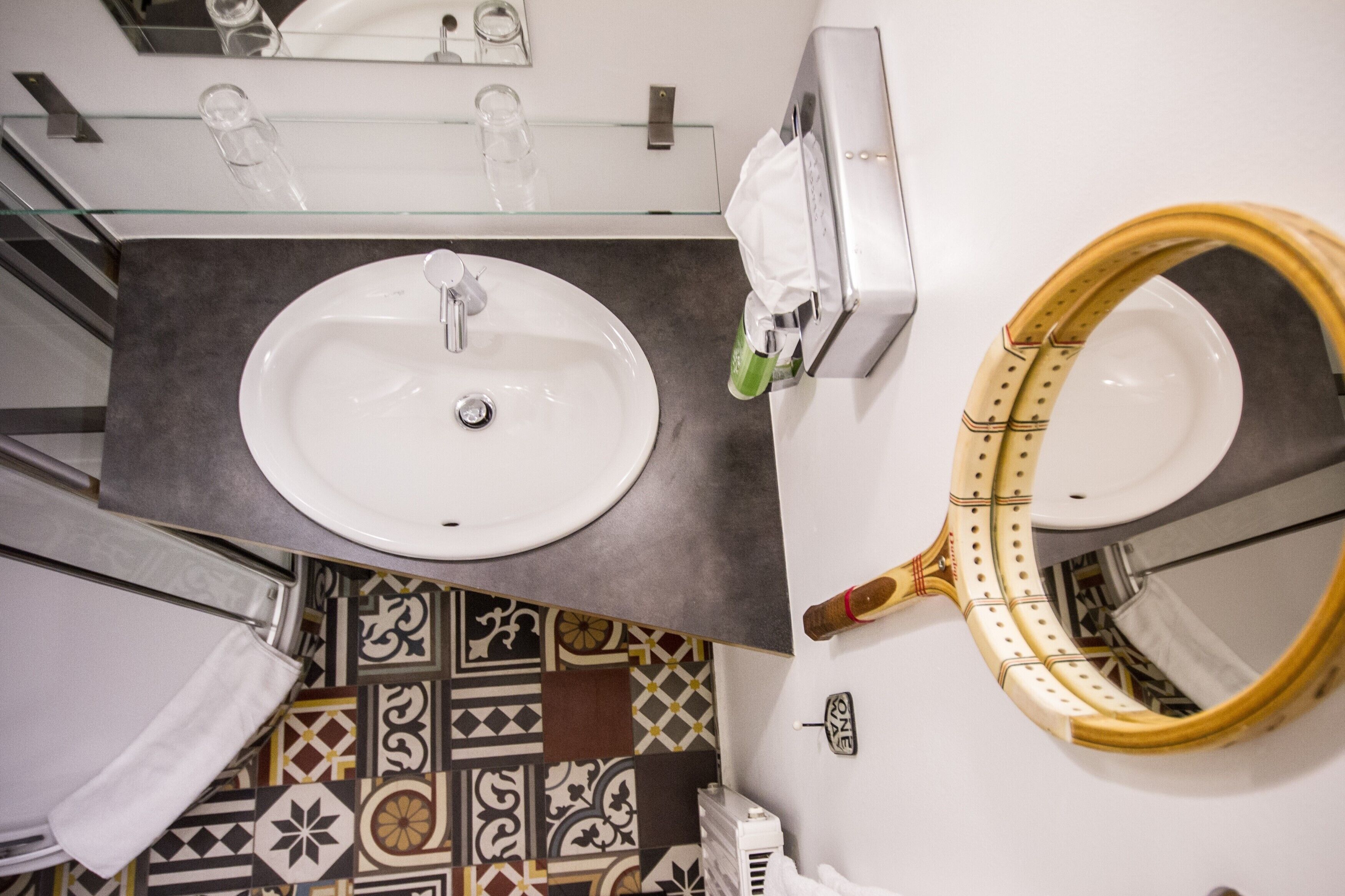 standard double room, 1 double bed (special offer) | bathroom | eco-friendly toiletries, hair dryer, towels