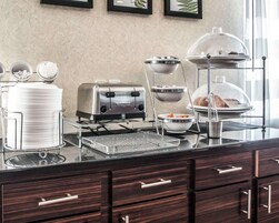Café da manhã com buffet grátis