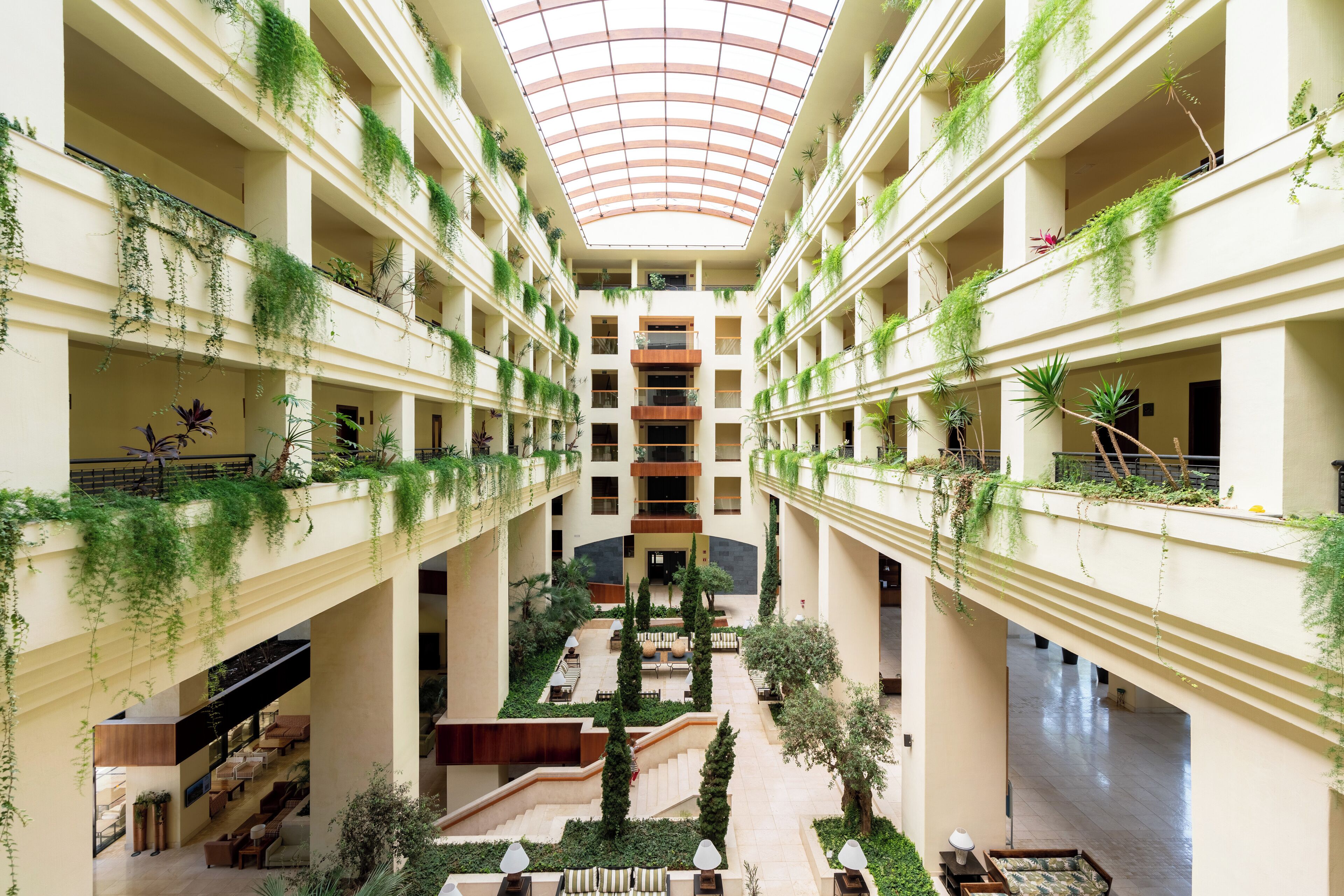 Coin salon dans le hall