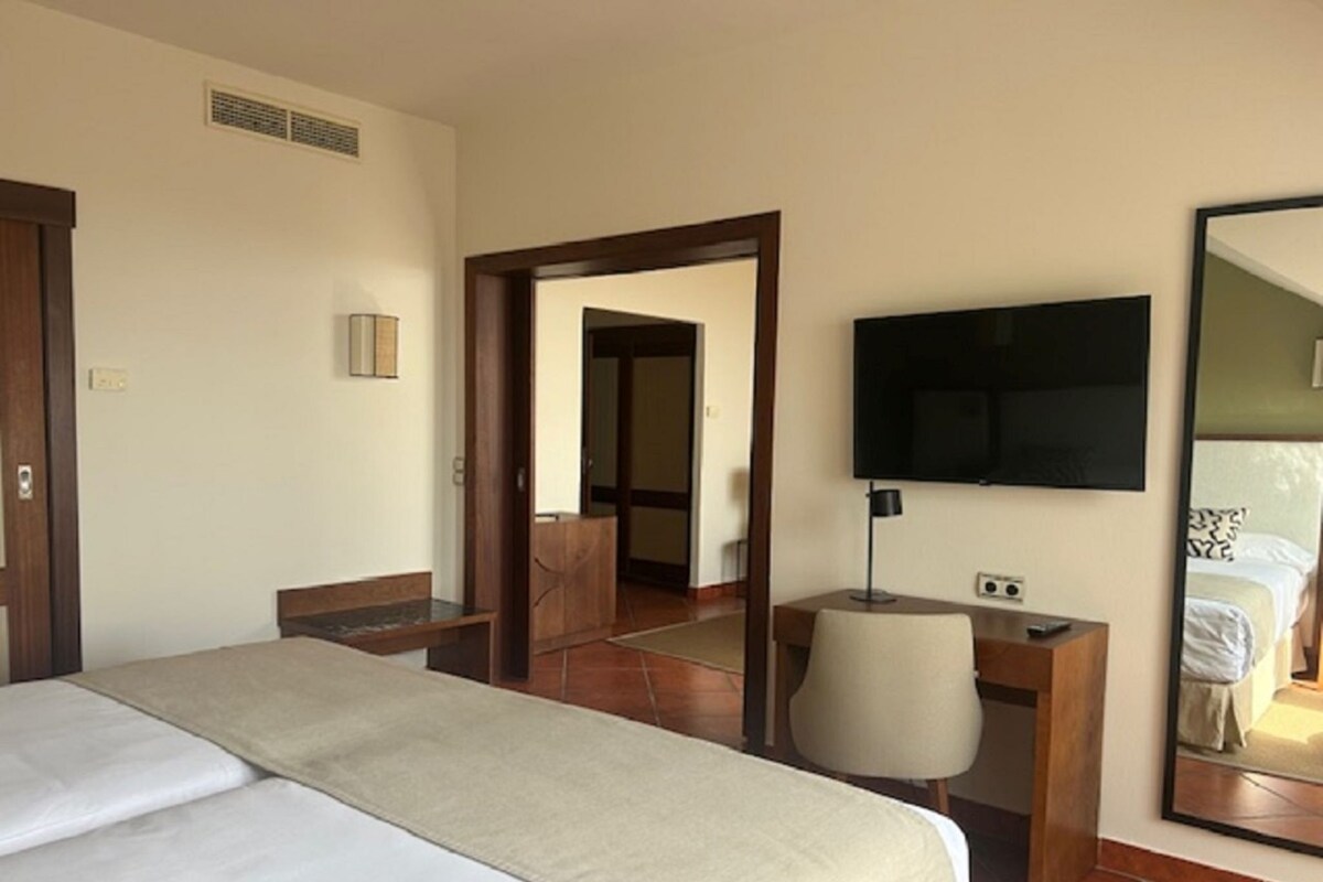 Minibar, in-room safe, desk, WiFi (free)