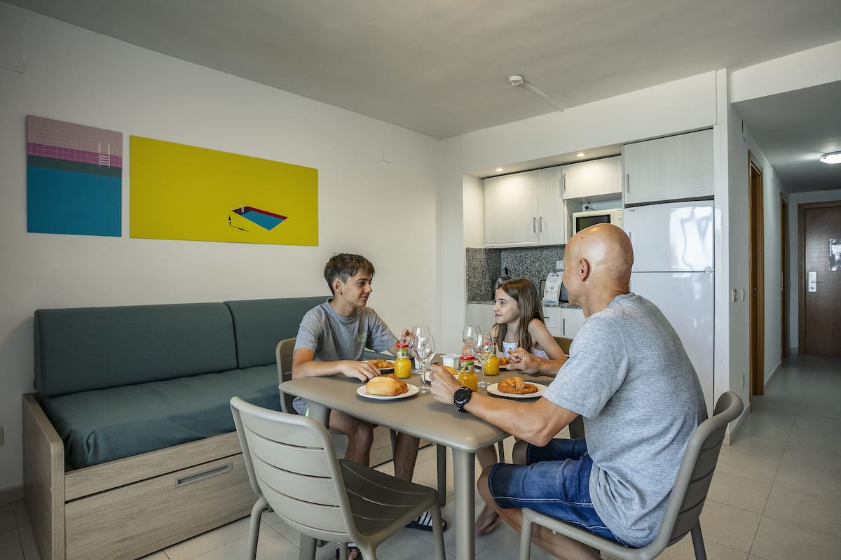 Standard Apartment, 1 Bedroom | Down comforters, iron/ironing board, cribs (surcharge), WiFi (free)