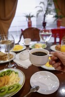 Free daily buffet breakfast