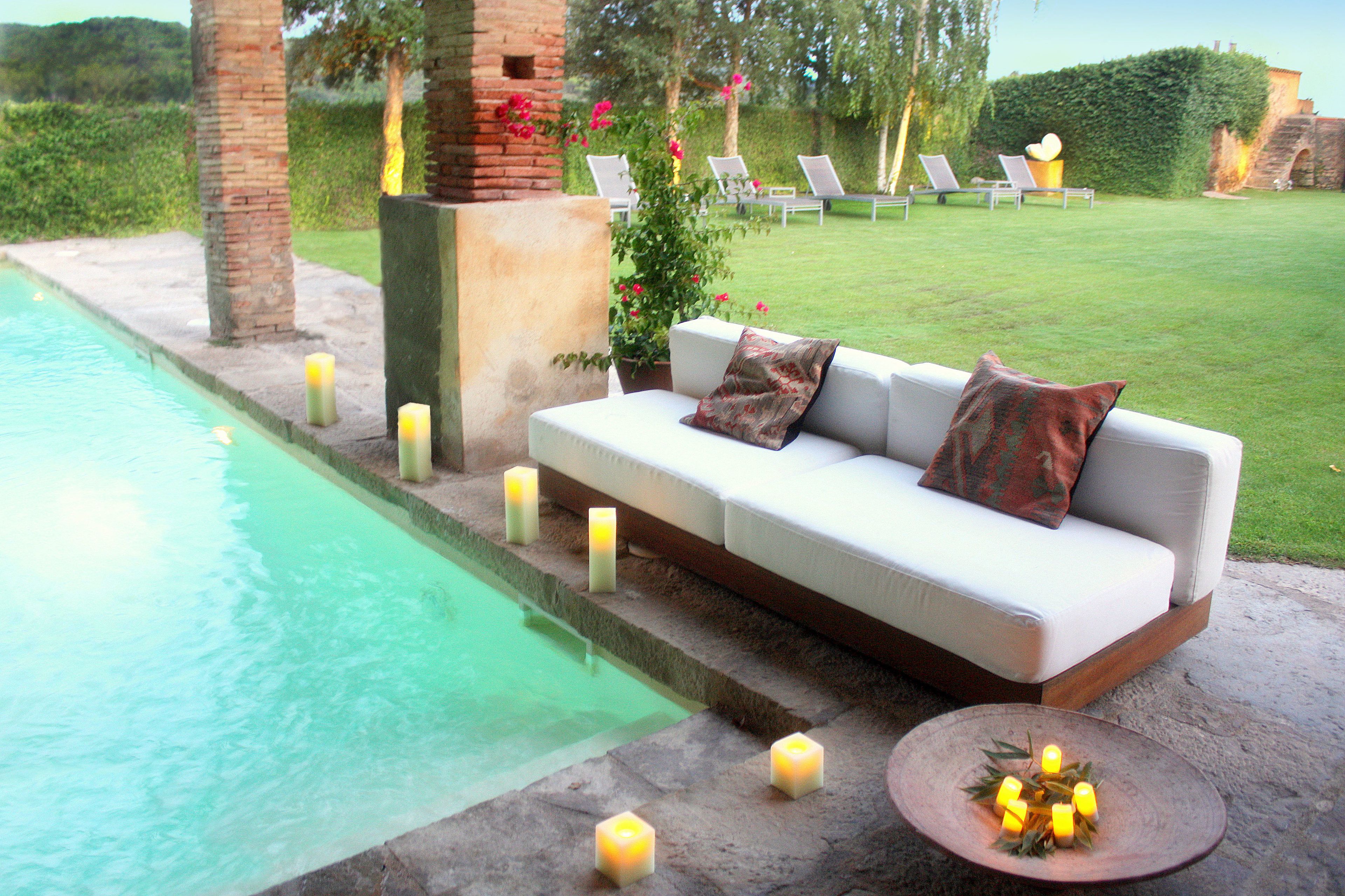 Piscina externa sazonal