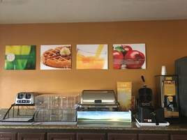 Free buffet breakfast