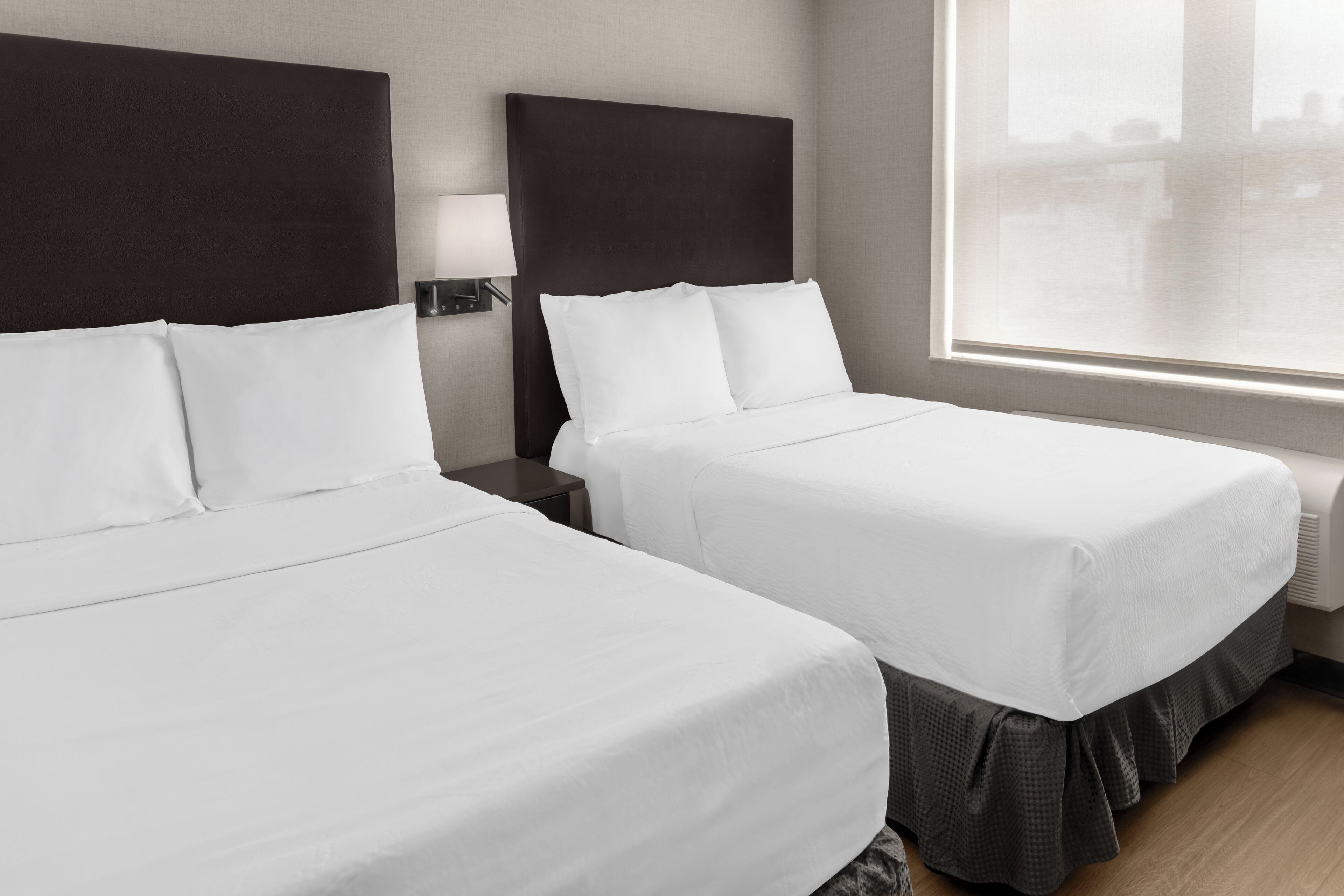 Room, 2 Double Beds | Premium bedding, in-room safe, soundproofing, iron/ironing board