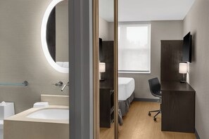 Room, 2 Double Beds | Premium bedding, in-room safe, soundproofing, iron/ironing board