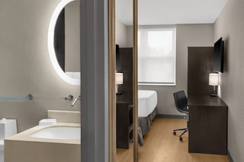Room, 2 Double Beds | Premium bedding, in-room safe, soundproofing, iron/ironing board at The Solita Soho Hotel