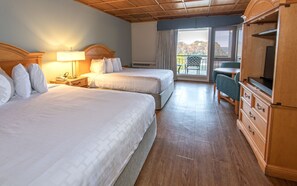 Standard Room, 2 Queen Beds | Premium bedding, iron/ironing board, free WiFi, bed sheets