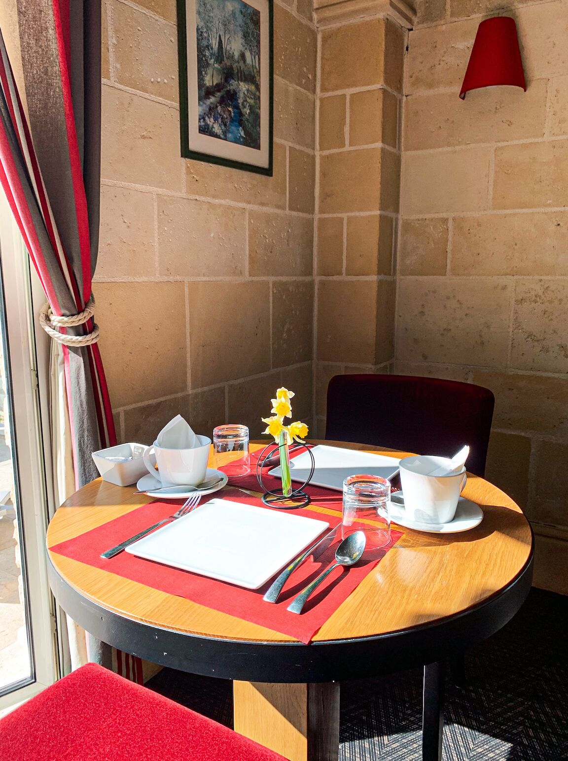 daily buffet breakfast (eur 22 per person)