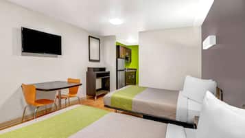 Desk, laptop workspace, iron/ironing board, free WiFi