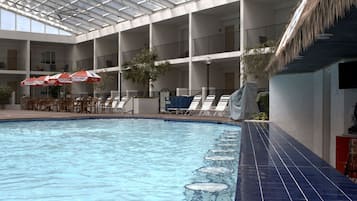 2 indoor pools, pool cabanas (surcharge), pool loungers