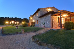 Front of property – evening/night