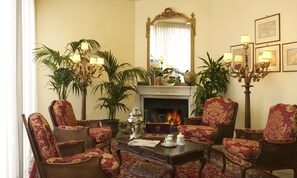 Sala de estar en el lobby