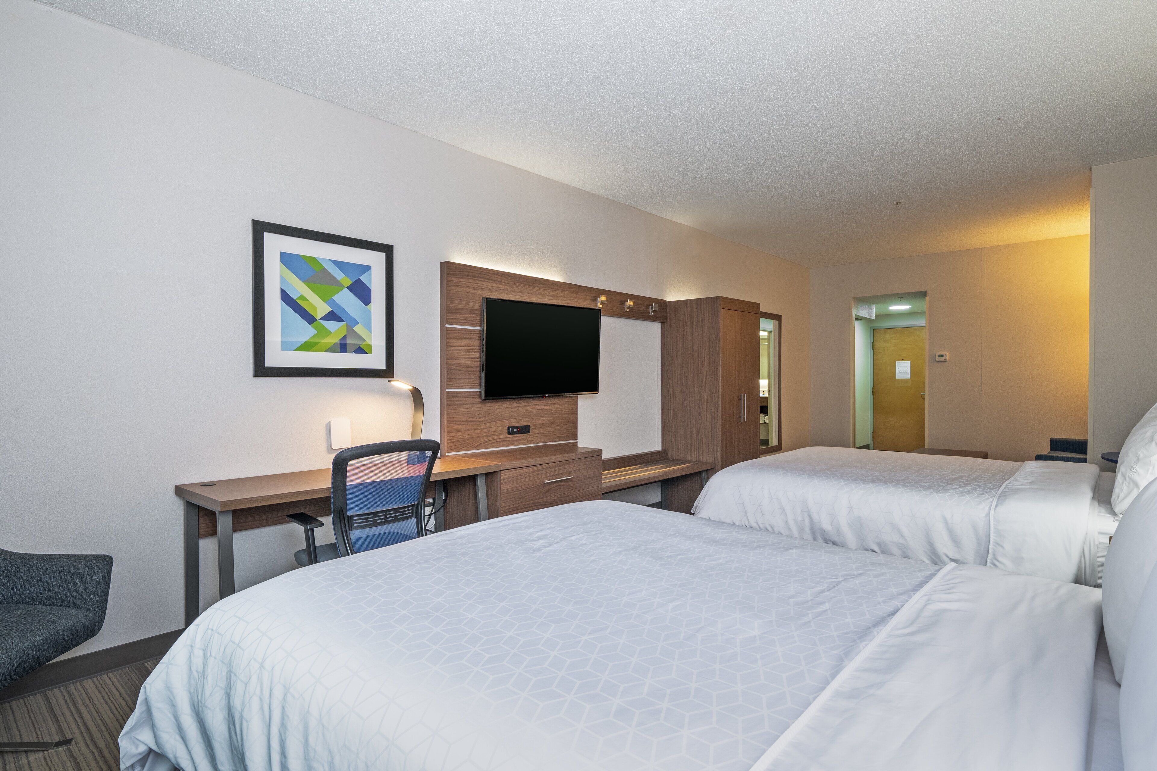 suite, 2 queen beds (additional living area) | 1 bedroom, desk, laptop workspace, blackout curtains
