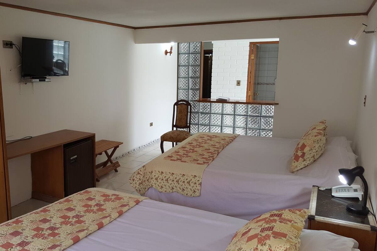 Quadruple Room | Premium bedding, in-room safe, blackout drapes, WiFi (free)