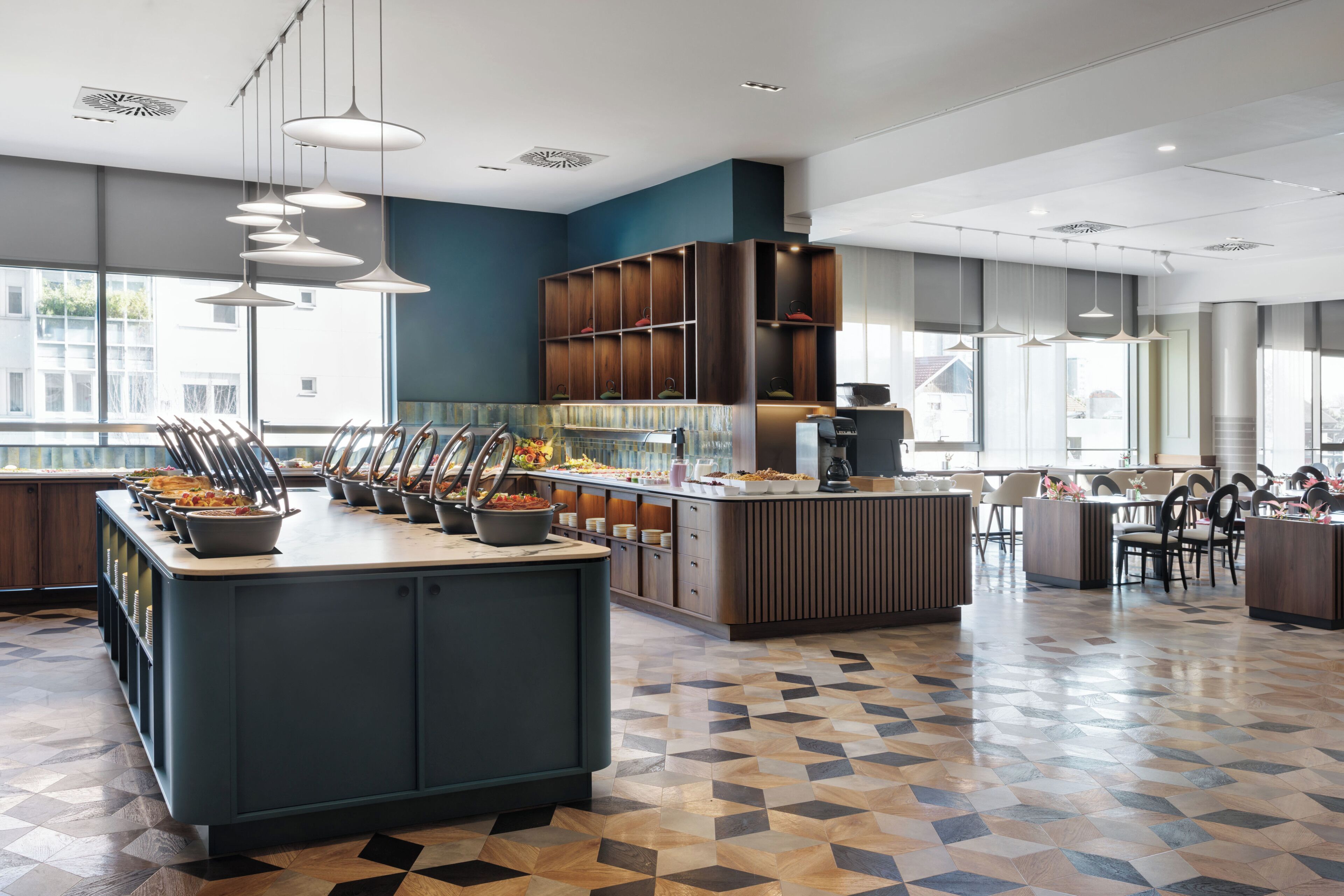 Daily buffet breakfast (EUR 24 per person)