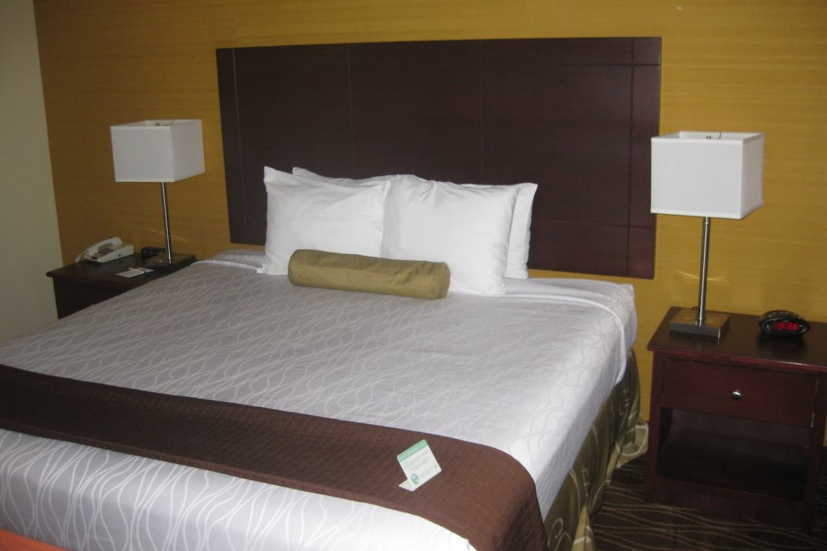 1 bedroom, pillowtop beds, desk, blackout drapes