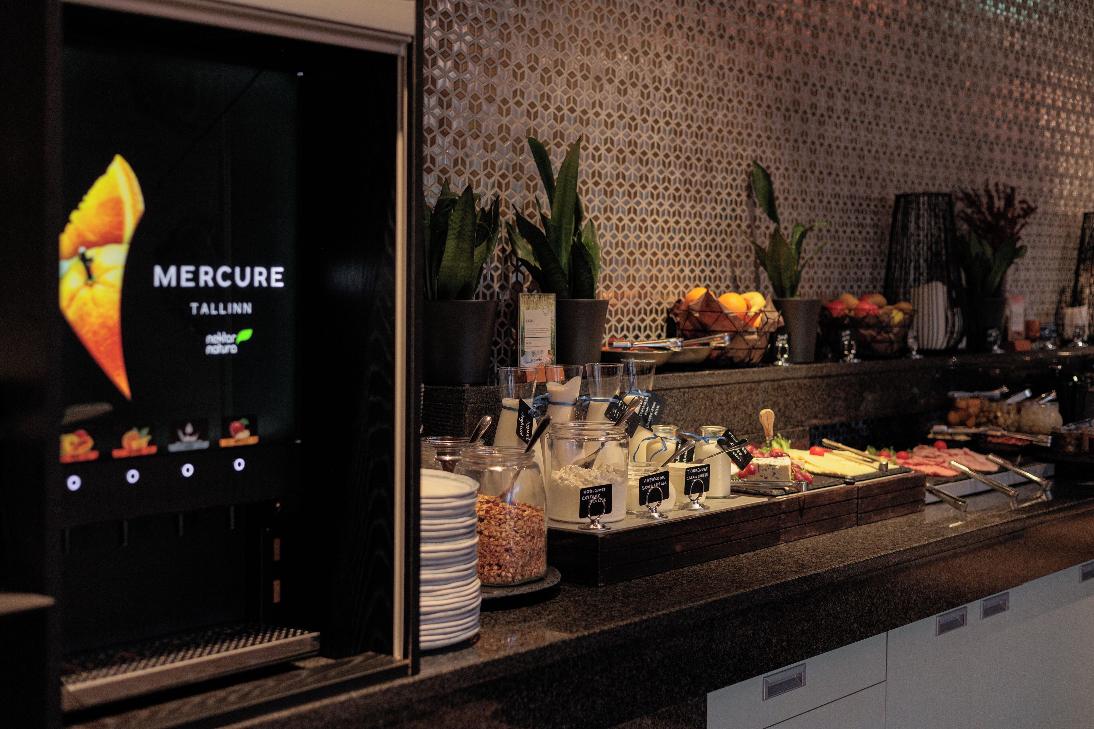 daily buffet breakfast (eur 15 per person)