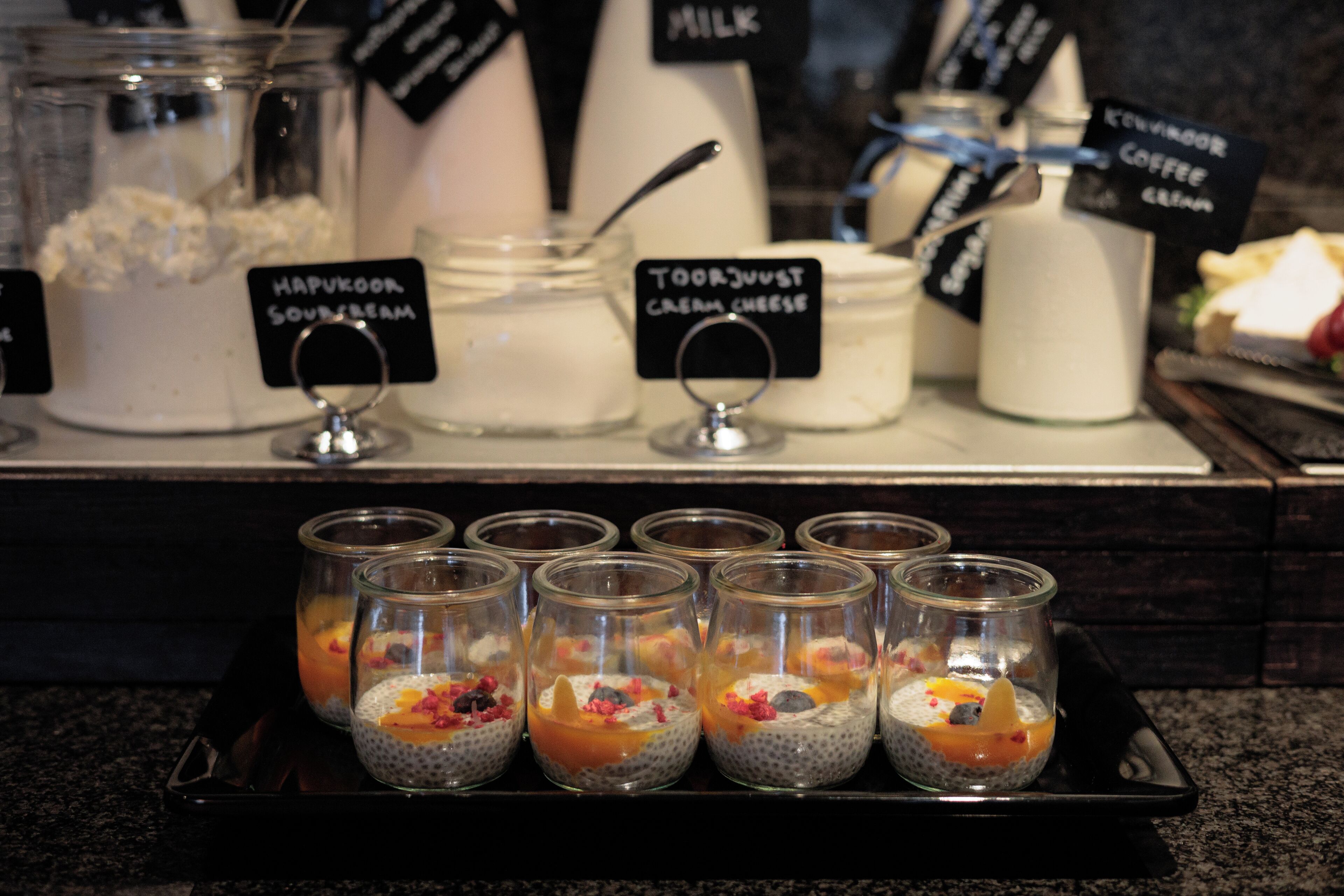 daily buffet breakfast (eur 15 per person)