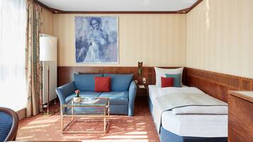 Business-Einzelzimmer | Hochwertige Bettwaren, Daunenbettdecken, Zimmersafe, Schreibtisch