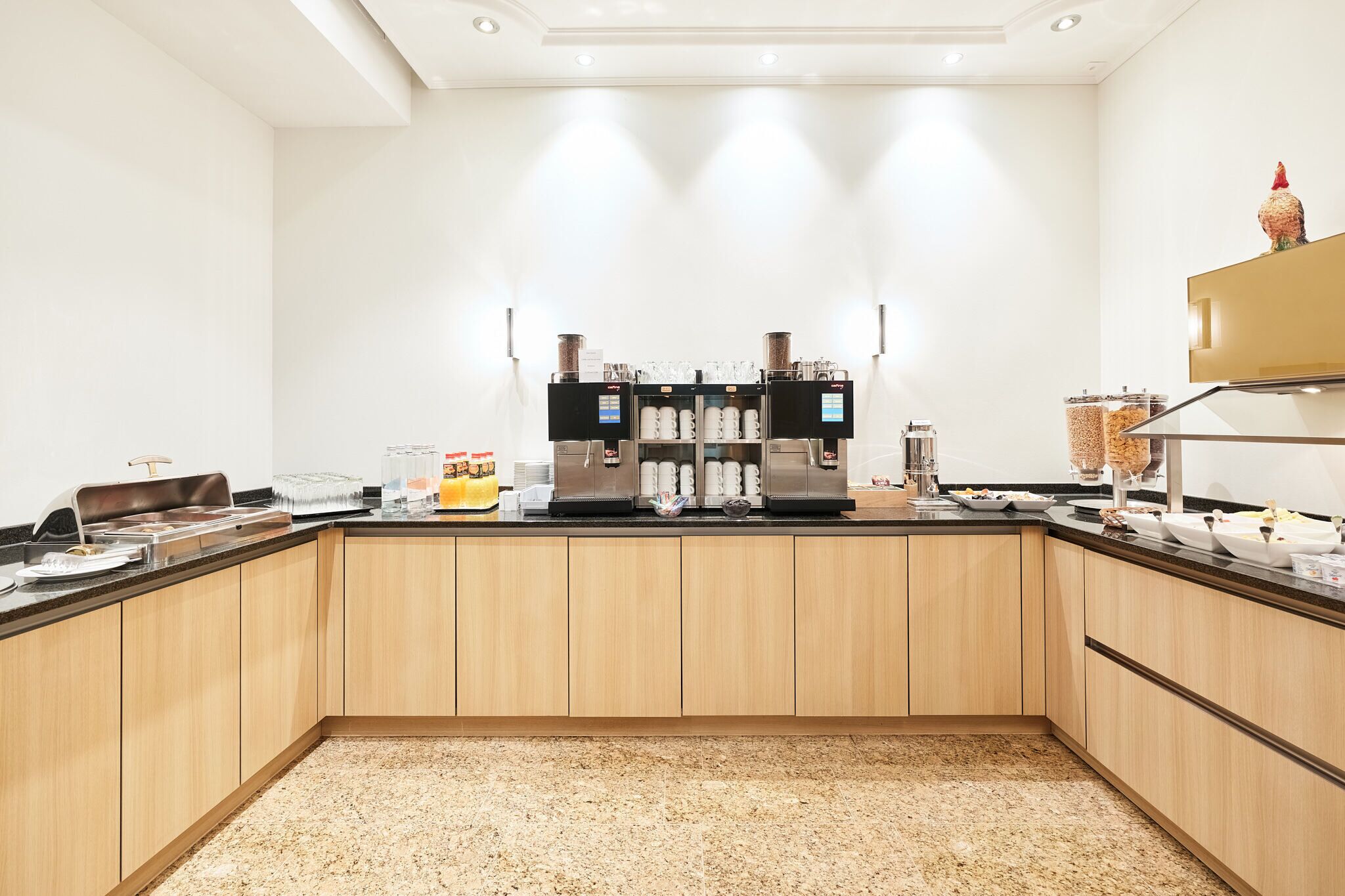 daily buffet breakfast (chf 18.00 per person)