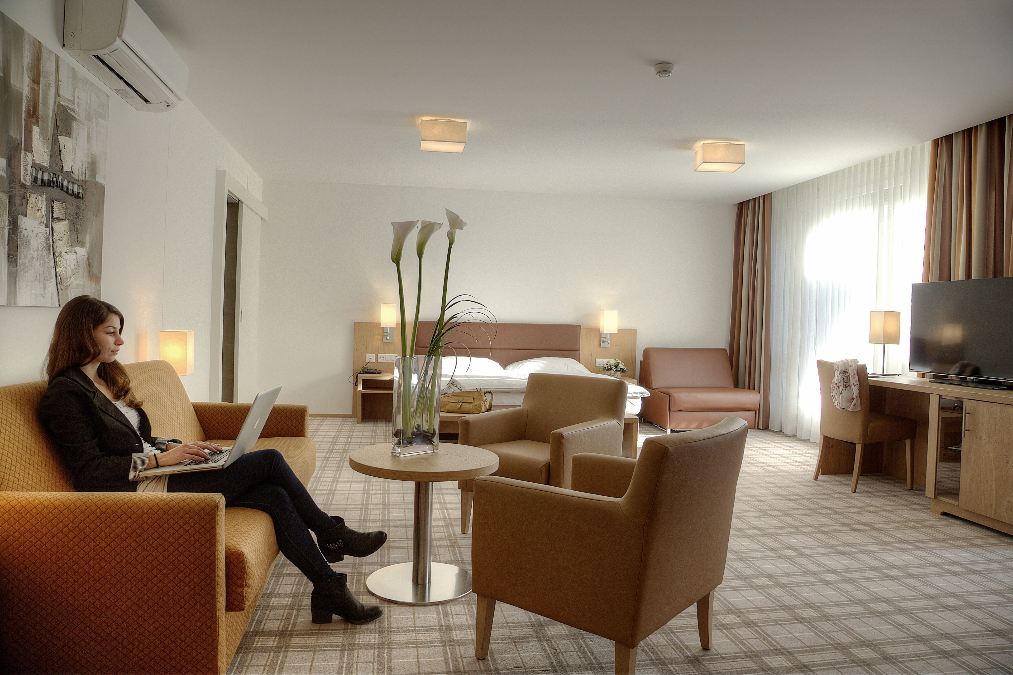 Minibar, in-room safe, desk, blackout drapes