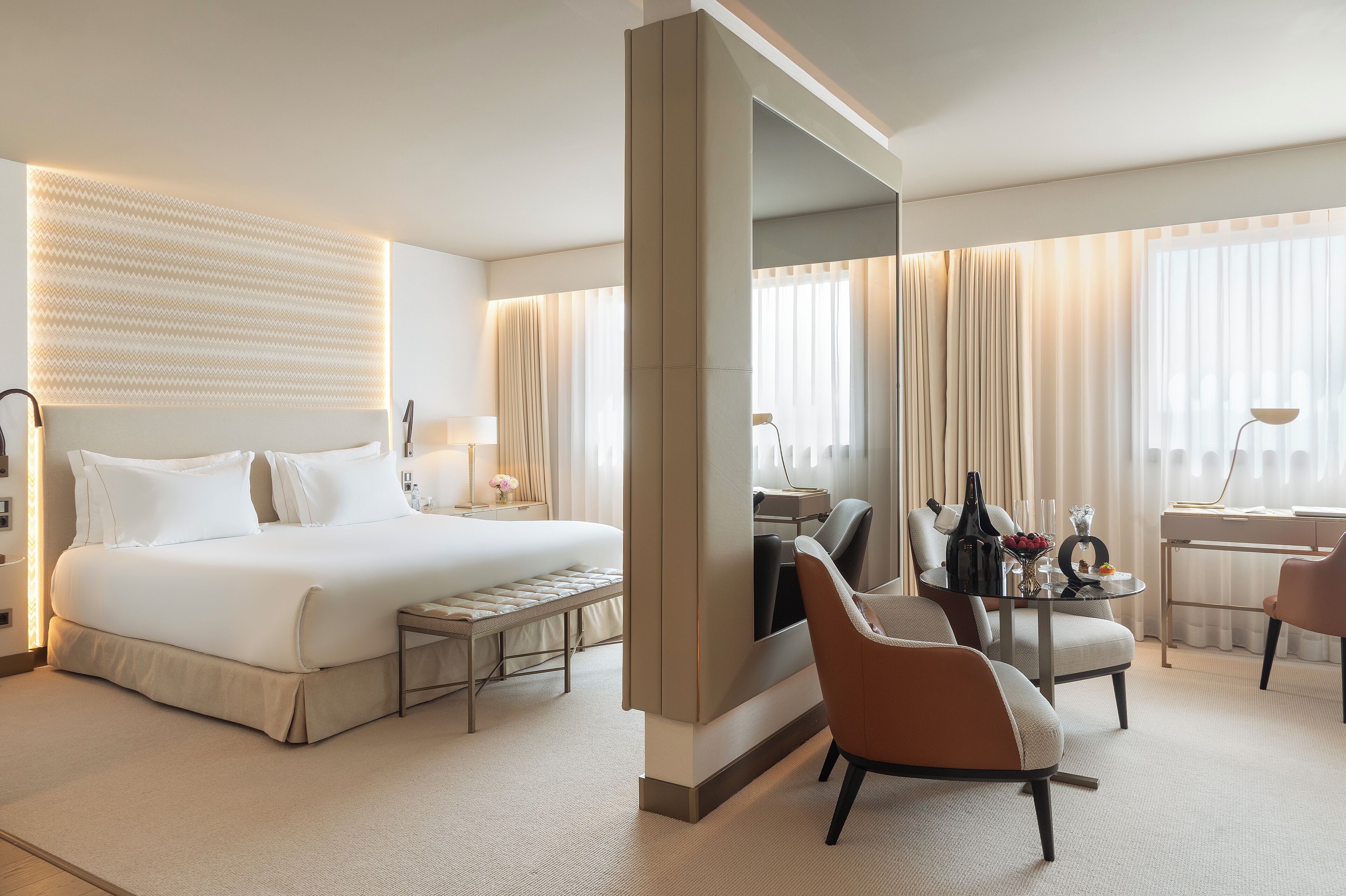 deluxe suite | 1 bedroom, premium bedding, select comfort beds, in-room safe