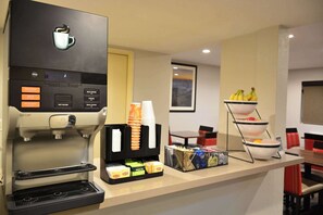 Free daily buffet breakfast 