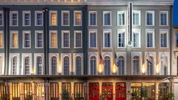 Front of property – evening/night