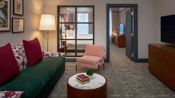 Suíte (Editors, 2 Queen Beds with Sofa bed) | Roupas de cama de algodão egípcio, roupas de cama premium