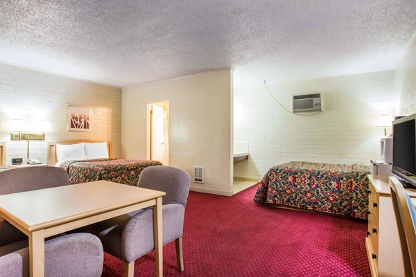 Individually furnished, desk, laptop workspace, blackout drapes