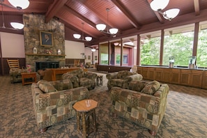 Lobby sitting area