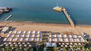 Praia particular, serviço de traslado de/para a praia grátis