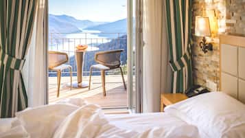 Vue depuis lâhĂ©bergement