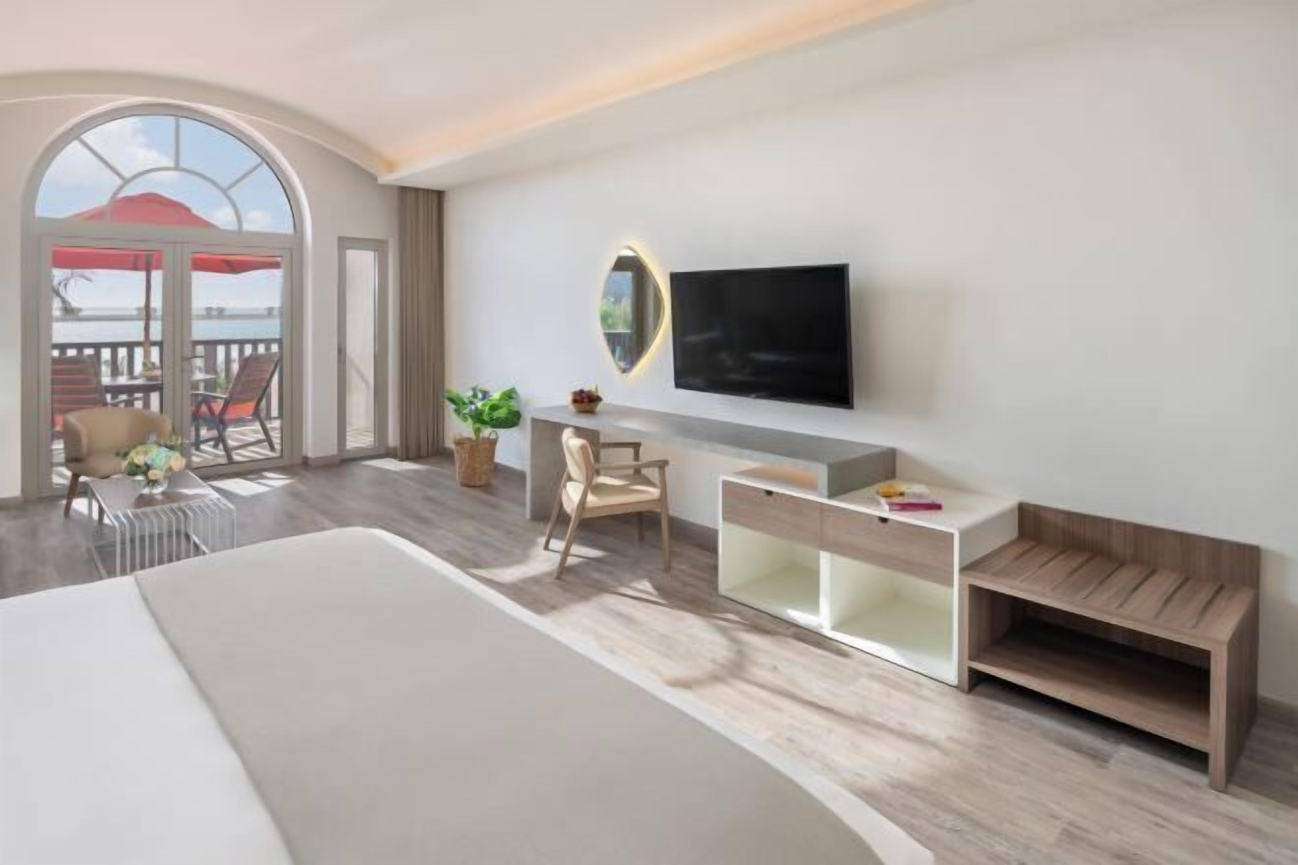 Premium bedding, down comforters, memory foam beds, minibar