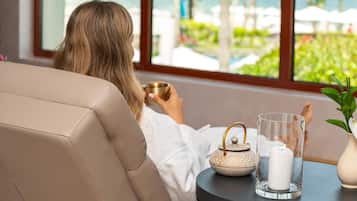 Couples treatment rooms, sauna, steam room, Turkish bath