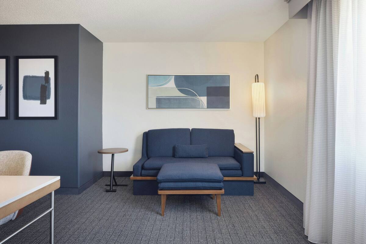 suite, 1 bedroom | living area | tv