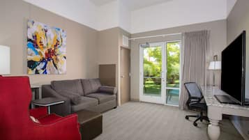 In-room safe, desk, iron/ironing board, free cribs/infant beds