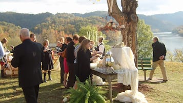 Espace mariage en plein air