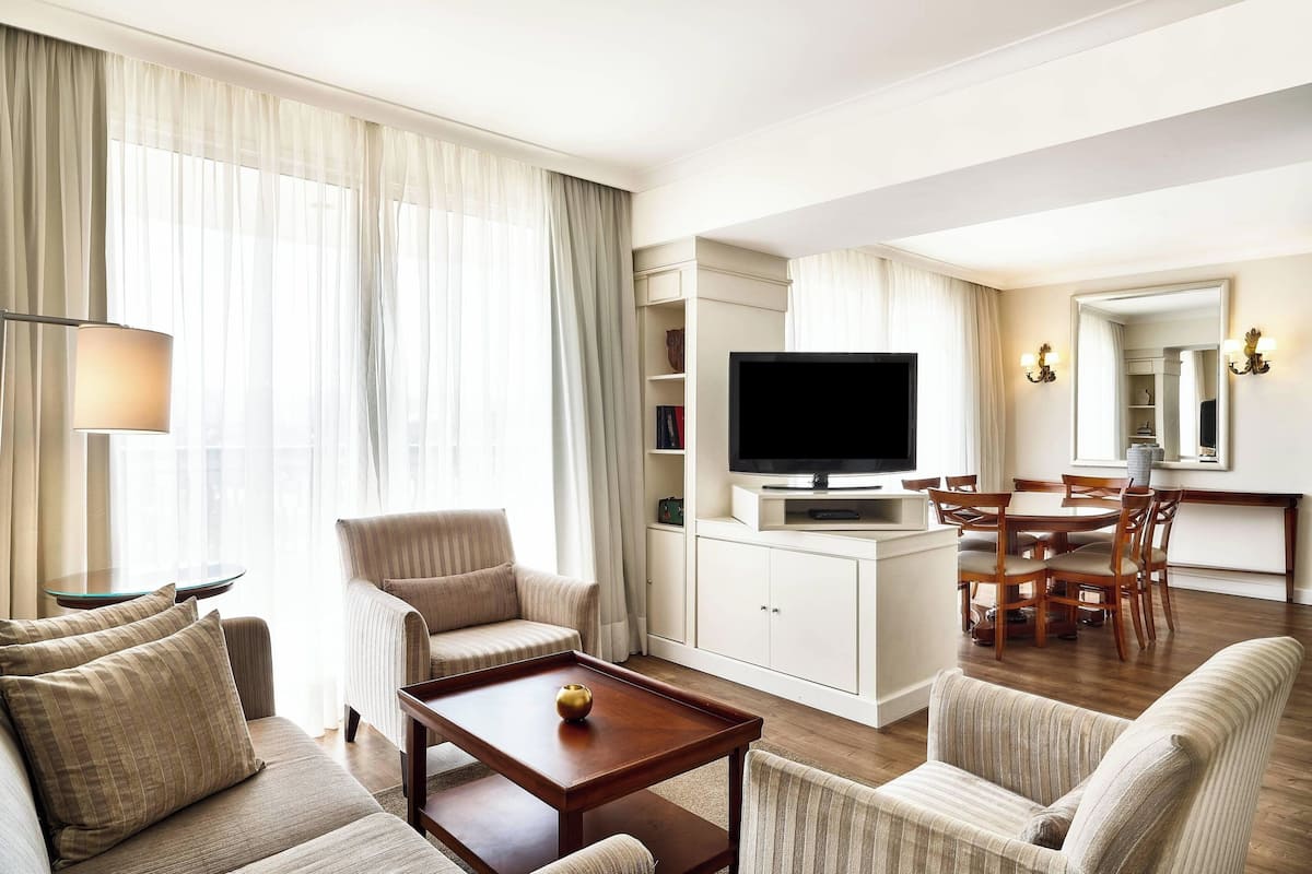 Apartemen Keluarga, 3 kamar tidur, Bebas Asap Rokok, balkon | Area keluarga