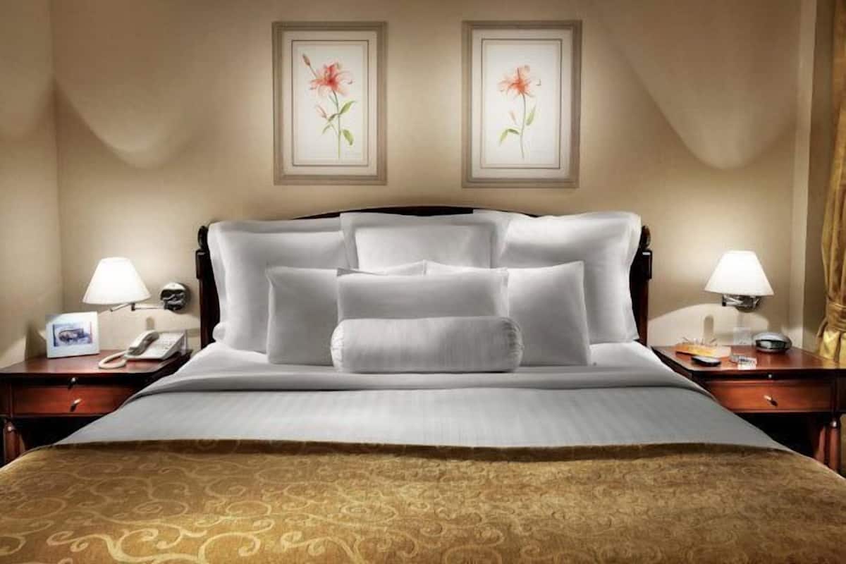 Allergiatestatut vuodevaatteet, minibaari, tallelokero huoneessa