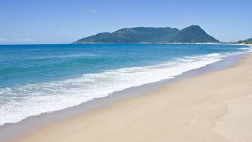 Beach nearby, beach umbrellas