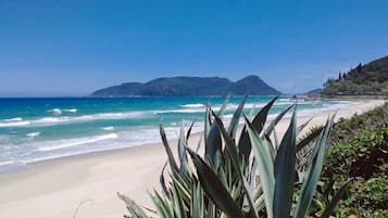 Beach nearby, beach umbrellas