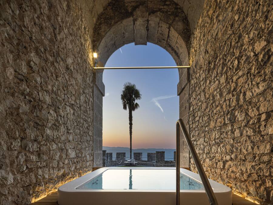 Behandlingsrum til par, sauna, boblebad, dampbad, tyrkisk bad/hammam