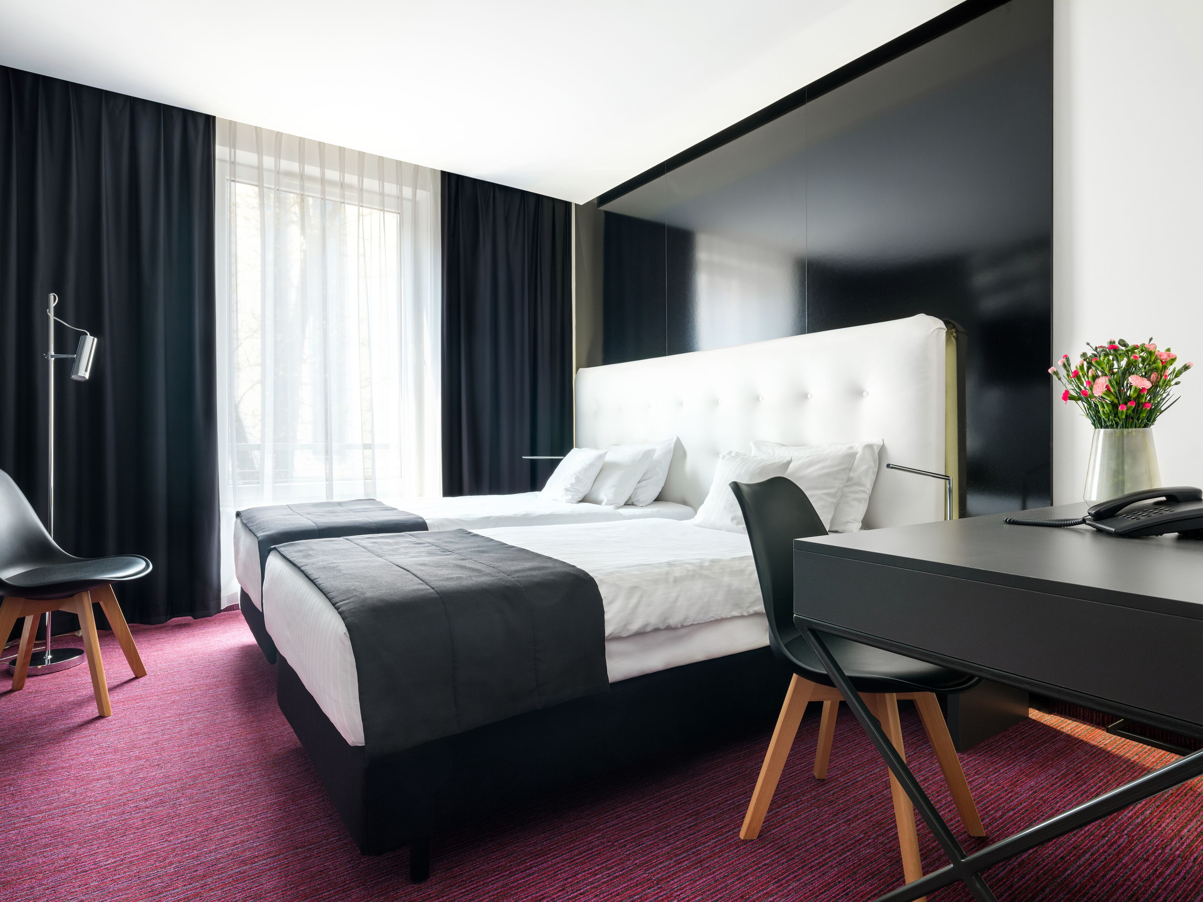 premium room, 2 single beds, non smoking, refrigerator | view from room