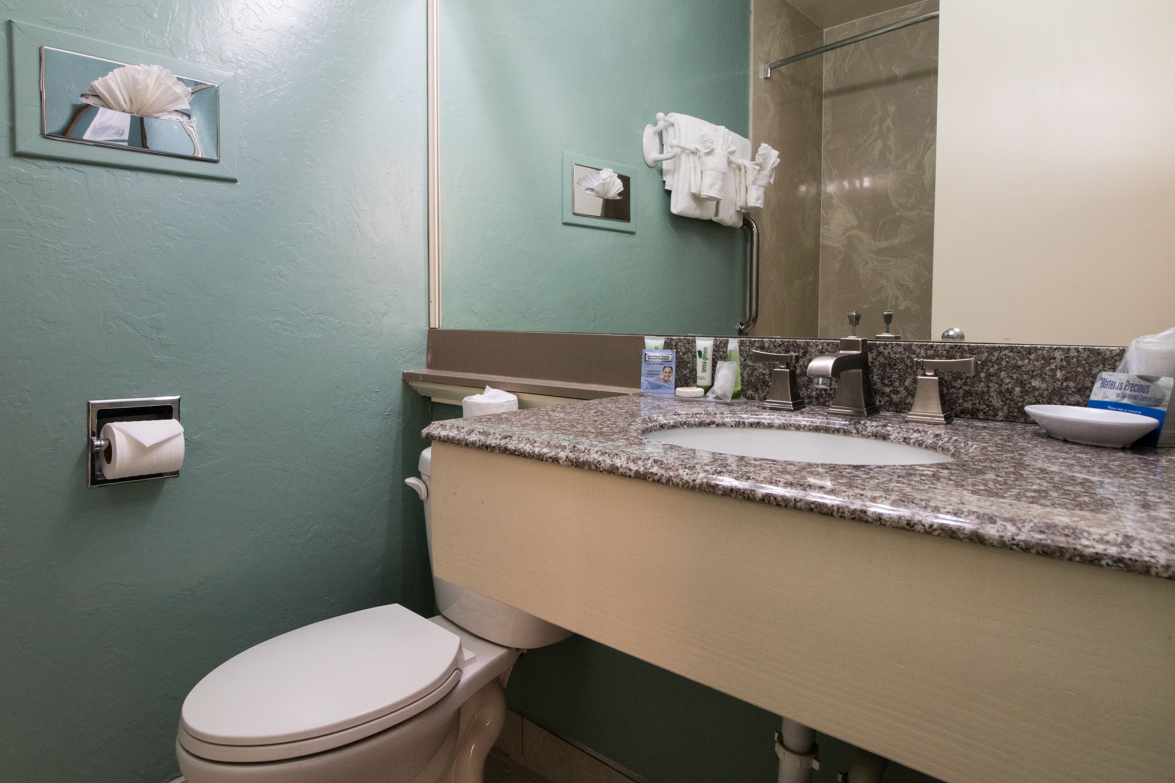 standard room, 1 king bed | bathroom | combined shower/bathtub, free toiletries, hair dryer, towels