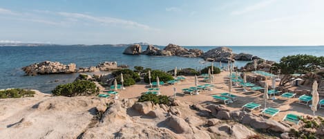 Privat strand, sportdykning och snorkling