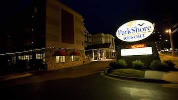 Front of property - evening/night