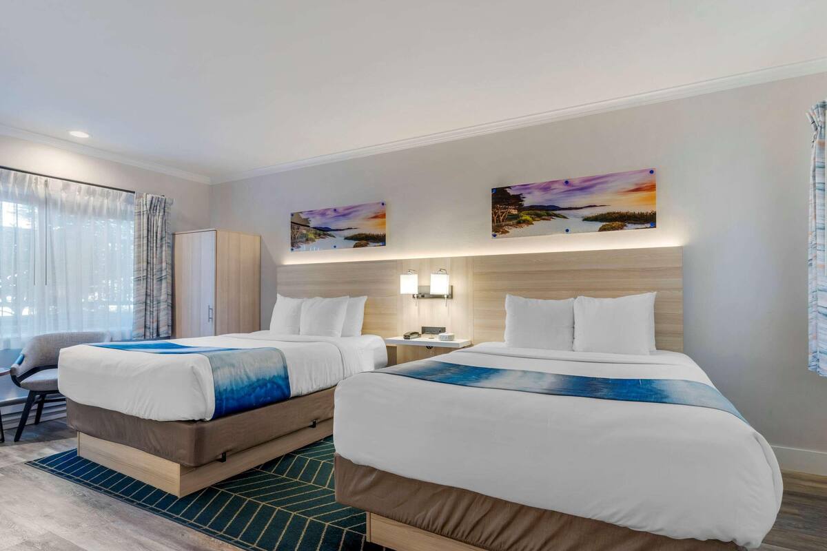 In-room safe, desk, laptop workspace, blackout drapes